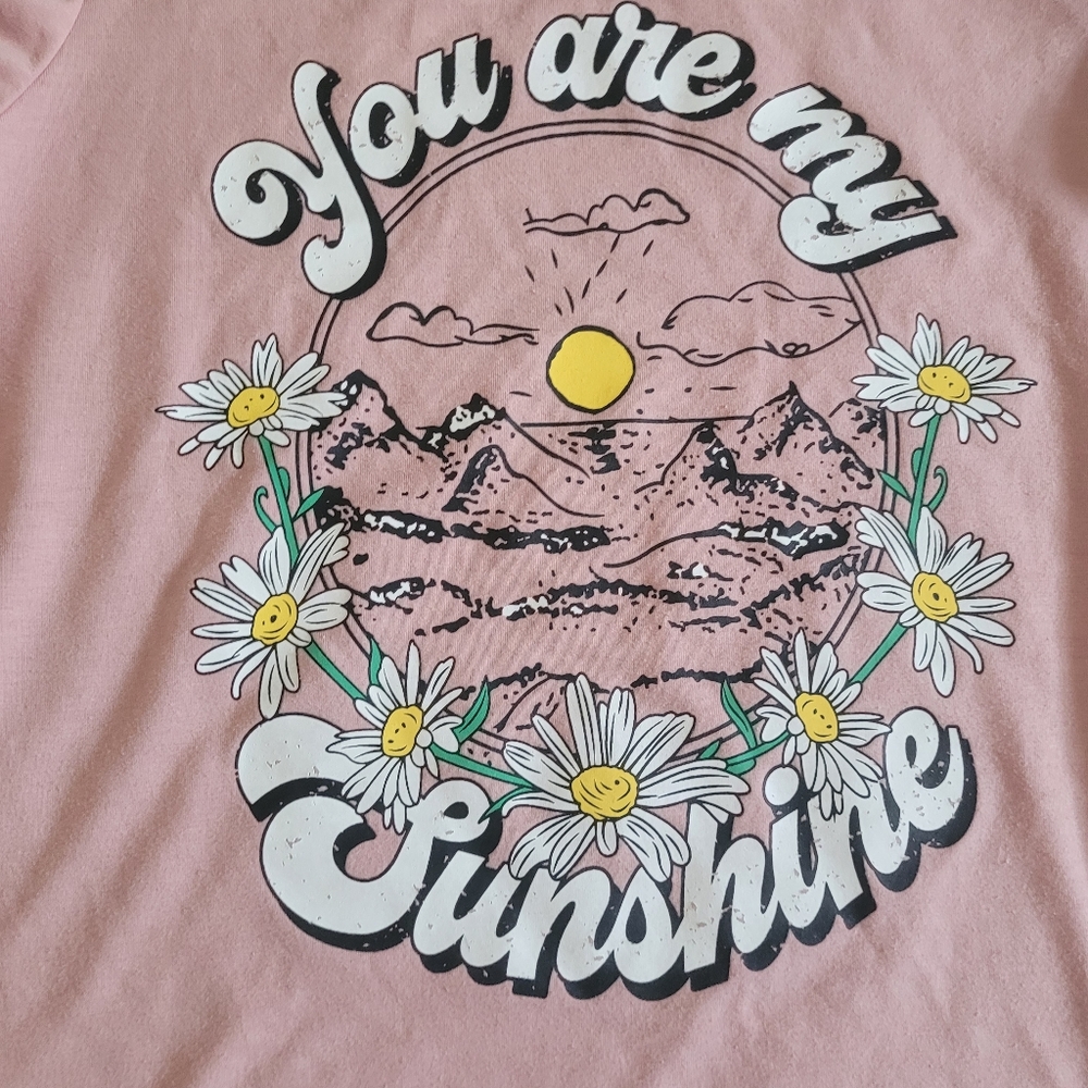 Pink Small "You are my Sunshine" tshirt